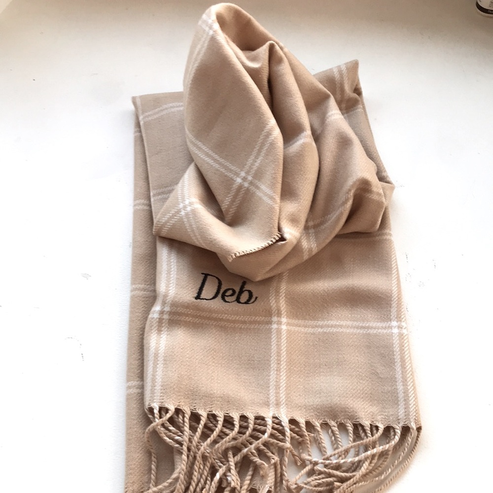 Lands End Monogrammed Scarf